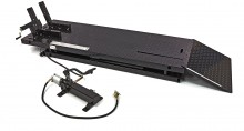 HBM motorheftafel 700 kg zwart, max. belasting 700 kg, hoogte 85 cm, 255 x 71 cm