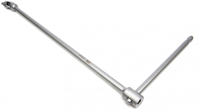 HBM extra lange T-sleutel met cardangewricht 400 mm met opname
