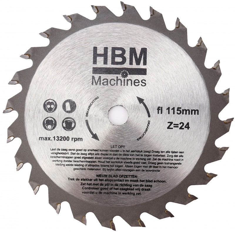 HBM Widia Savklinge 115 x 10 x 1,7 mm til Geringssav, Træ og Plastik.