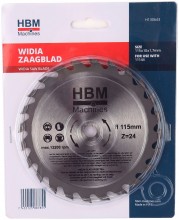 HBM Widia Savklinge 115 x 10 x 1,7 mm til Geringssav, Træ og Plastik.