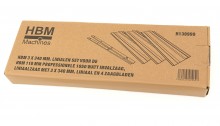 HBM Linialenset 3 x 330 mm voor HBM 115 mm professionele 1050 watt invalzaag en liniaalzaag, incl. 4 zaagbladen