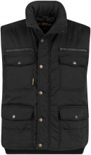 Storvik Pocket Bodywarmer Zwart - S - Polyester/Katoen