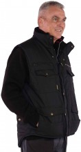 Storvik Pocket Bodywarmer Zwart - S - Polyester/Katoen