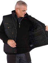 Storvik Pocket Bodywarmer Zwart - S - Polyester/Katoen