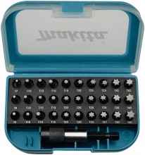 Makita Schroefbitset 31-delig Torx P-73352 Makita Schroefbitset 31-delig Torx P-73352
