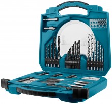 Makita Boor- en schroefbitset 71-delig D-47145 voor metaal, beton, hout en speedboor
