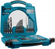 Makita Boor- en schroefbitset 71-delig D-47145 voor metaal, beton, hout en speedboor
