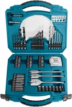Makita Boor- en schroefbitset 71-delig D-47145 voor metaal, beton, hout en speedboor
