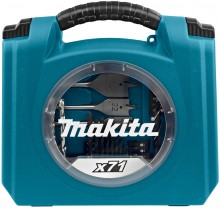 Makita Boor- en schroefbitset 71-delig D-47145 voor metaal, beton, hout en speedboor

