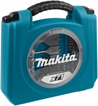 Makita Boor- en schroefbitset 71-delig D-47145 voor metaal, beton, hout en speedboor
