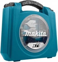 Makita Boor- en schroefbitset 71-delig D-47145 voor metaal, beton, hout en speedboor
