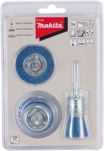 Makita Nylon Borstelset 3-delig D-70758 Korrel 80 Set