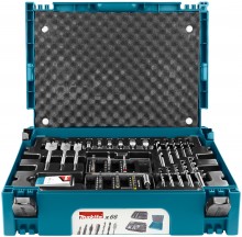 Makita boor- en schroefbitset 66-delig B-43044 voor beton, metaal, plastic, natuursteen, gipsplaat en hout