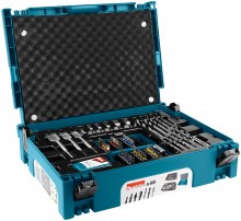 Makita boor- en schroefbitset 66-delig B-43044 voor beton, metaal, plastic, natuursteen, gipsplaat en hout