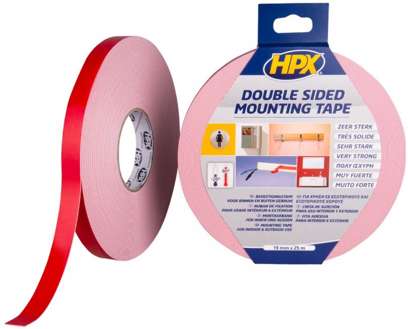 HPX spiegel bevestigingstape 5 m en 25 m
