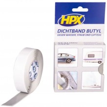 HPX Butyl tætningsbånd grå 20 mm x 3 m.
