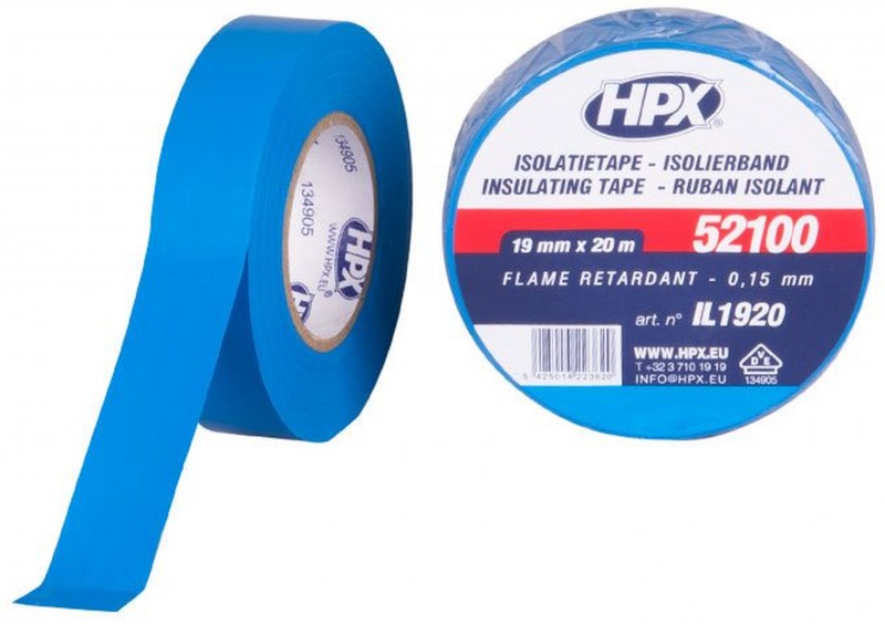 HPX PVC Isolatietape Zwart 10 m