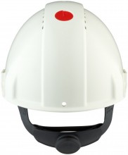 3M Veiligheidshelm G3000NUV-VI, Uvicator, ratelverstelling, ventilatie, plastic zweetband, wit