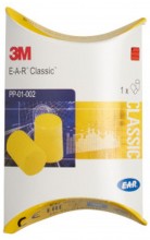 3M E-A-R Classic Oordoppen 28 dB Zonder Koord Kussenverpakking 250 Paar/Doos PP-01-002