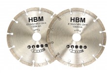 HBM Zaagbladen 150 mm voor Muurfrees 1700W H131674 - Beton, Cellenbeton, Baksteen, Steen
