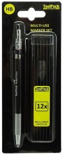 Toolpack markeringsset HB grafietstiften zwart, 13 stuks