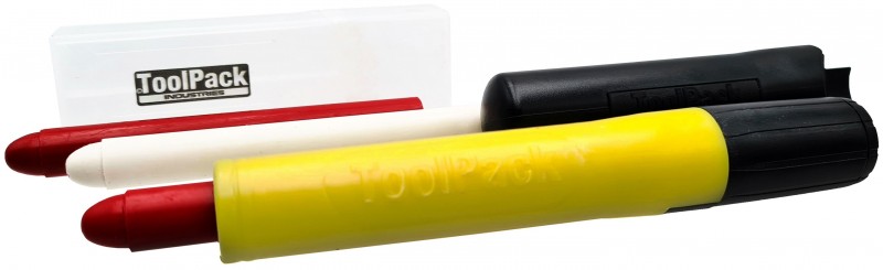 ToolPack Markeringsset 3-delig: 2x rode en 1x witte stiftjes