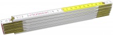 Toolpack houten duimstok beukenhout centimeter en millimeter schaalverdeling

