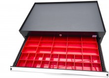 HBM Profi Gereedschapskast 6 Laden 88 x 58 x 80 cm Zwart, Gevuld, 126 kg