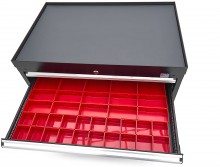 HBM Profi Gereedschapskast 6 Laden 88 x 58 x 80 cm Zwart, Gevuld, 126 kg