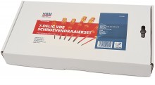 HBM 7-delige VDE schroevendraaierset Sleufkop en Philips