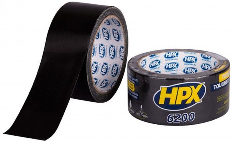 HPX Pantsertape Zwart 25 m