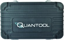 Quantool 116-delige dopsleutelset Q25003 met opbergkoffer van polyethyleen