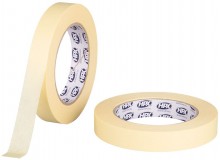 HPX masking tape cremehvid 38 mm x 50 m, maksimal arbejdstemperatur 60 °C.