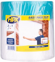 HPX Easy Mask Afdækningsfolie og Tape, 17 m og 20 m.