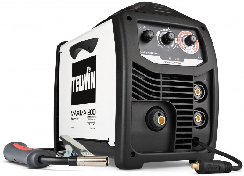 Telwin Maxima 200 230V Synergic Inverter 18 A 235 x 370 x 450 mm
