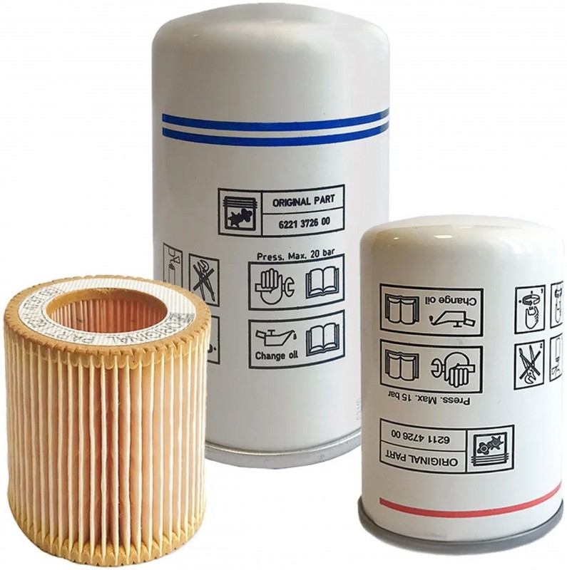 Fiac filterset 1124090498 voor Michelin schroefcompressoren