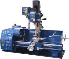 HBM metaldrejebænk BF16 250 x 550 mm, 230 V, 1100 W, 2250 rpm, borekapacitet 16 mm, gevindskæring 0,4-3,5 mm