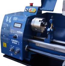 HBM metaaldraaibank BF16 250 x 550 mm, 230 V, 1100 W, 2250 rpm, boorcapaciteit 16 mm, draadsnijden 0,4-3,5 mm

