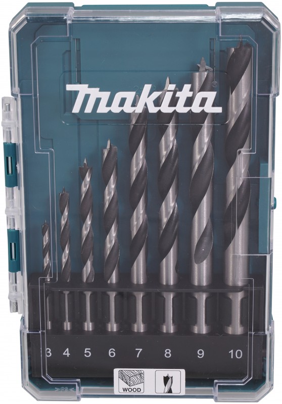 Makita 8-delige houtborenset D-77257 voor hout