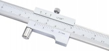 Dasqua markeer schuifmaat 2805-0005-A RVS 0,02 mm Inch/Millimeter