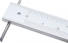 Dasqua markeer schuifmaat 2805-0005-A RVS 0,02 mm Inch/Millimeter