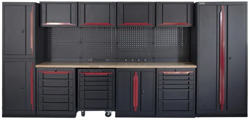 HBM Expert modulair werkplaatssysteem 17-delig zwart/rood
HBM Expert modulair werkplaatssysteem 17-delig zwart/rood