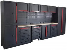 HBM Expert modulair werkplaatssysteem 17-delig zwart/rood
HBM Expert modulair werkplaatssysteem 17-delig zwart/rood