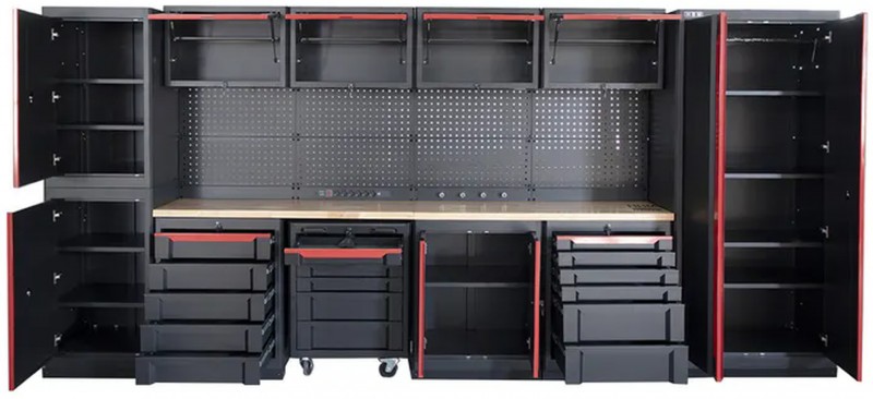 HBM Expert modulair werkplaatssysteem 17-delig zwart/rood
HBM Expert modulair werkplaatssysteem 17-delig zwart/rood