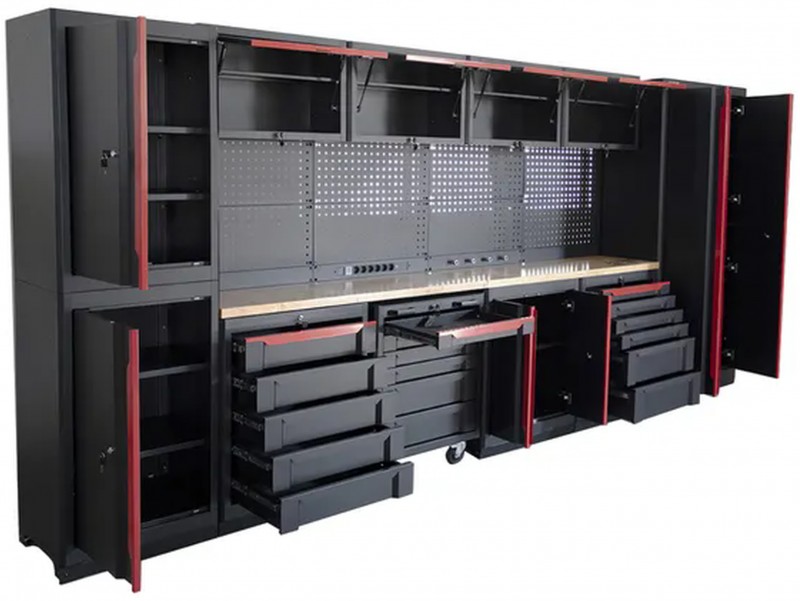 HBM Expert modulair werkplaatssysteem 17-delig zwart/rood
HBM Expert modulair werkplaatssysteem 17-delig zwart/rood