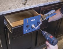 Kreg boormal voor kastbeslag voor hout
