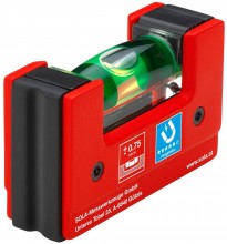 Sola go! magnetic compacte waterpas 68x21x42 mm, analoog, polyamide glasvezel versterkt
