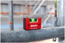Sola go! magnetic compacte waterpas 68x21x42 mm, analoog, polyamide glasvezel versterkt

