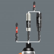 Wera 1/4 inch magneet bithouder Impaktor 897/4 IMP