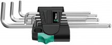 Wera Haakse inbussleutelset RVS kogelkop 1,5-10 mm